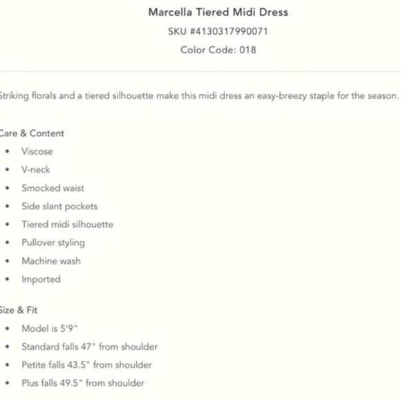 Anthropologie Dress Black and White Asymmetrical Tiered Sundress - Picture 7 of 7